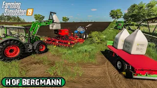 Butter & Cheese production, Sowing with Vader... | Hof Bergmann| Farming Simulator 2019 timelapse #4