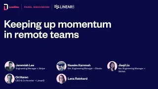 Keeping up momentum in remote teams