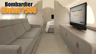 Inside $75 Million Bombardier Global 7500 | The Most Advanced Private Jet