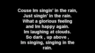 GLEE - Singin' in the Rain / Umbrella Lyrics + Download! (HQ)