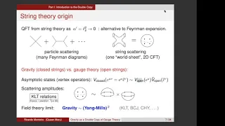 Ricardo Monteiro, Gravity as a double copy of gauge theory