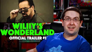 REACTION! Willy's Wonderland Trailer #1 - Nicolas Cage Movie 2021