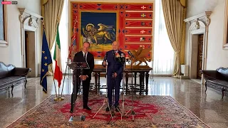 Punto stampa congiunto del Ministro Nordio e del Presidente Zaia