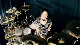 Mötley Crüe   Wild Side  drum cover by biker Ami Kim(153)