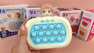 Satisfying New Elsa Cute Fast Push Game Electric Pop It toys unboxing and review ASMR