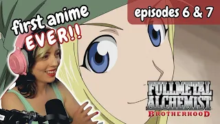 FIRST ANIME EVER!! Fullmetal Alchemist Brotherhood Reaction - Episode 6 & 7