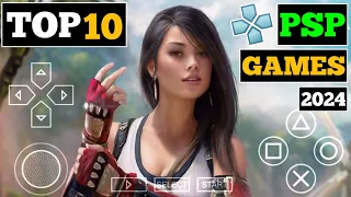 TOP 10 PSP GAMES 2024 | PPSSPP Games | Top 10 High Graphics PSP Games for Android 2024