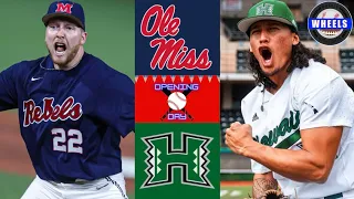 Ole Miss vs Hawaii Highlights (THERE WERE FIREWORKS!) | 2024 College Baseball Highlights