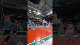 Yuki Ishikawa with his high jump