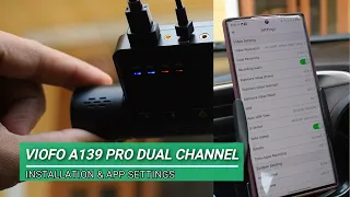 VIOFO A139 PRO Dual Channel Installation & App Settings Guide | TravelTECH
