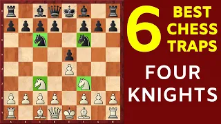 6 Best Chess Opening Traps in the Four Knights Game