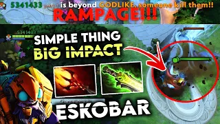 1 Simple Move And He Got Rampage - Eskobar Tinker Simple Thing BIG Impact Dota 2