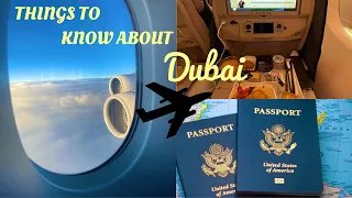 THINGS TO KNOW BEFORE GOING TO DUBAI/THINGS YOU NEED, PLANE RIDE, ETC..| QUEEN C