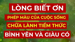 Lòng Biết Ơn Phép Màu Cuộc Sống Bình An Giàu Có Thu Hút Tiền Bạc I Sức Mạnh Tiềm Thức Luật Hấp Dẫn