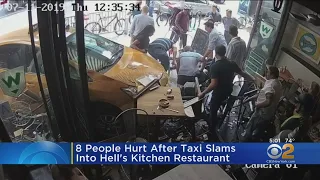 Taxi Slams Into Manhattan Restaurant