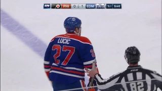 Gotta See It: Lucic spears Manning below the belt, both get penalties