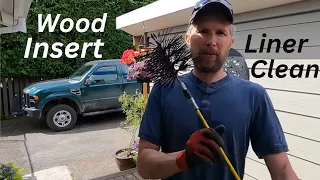 How to Clean your Chimney Liner for Wood Fireplace Insert! 🔥