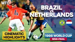 Brazil 1-1 Netherlands (4-2) | 1998 World Cup Semi-Final Match | Highlights & Best Moments