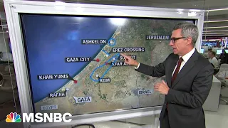 Analyzing where the Israel-Hamas war is taking place