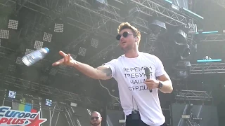 Sergey Lazarev is saving fans from thirst (Europa Plus Live, Moscow, 29.07.2017)