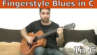 Lesson: Fingerstyle Blues in C - Soloing Toolbox - Guitar Tutorial w/ TAB