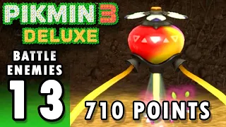 Pikmin 3 Deluxe - Battle Enemies 13 - Beastly Caverns (Platinum Medal/710)