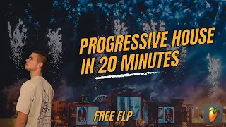 Progressive house in 20 minutes (challenge) - Free FLP