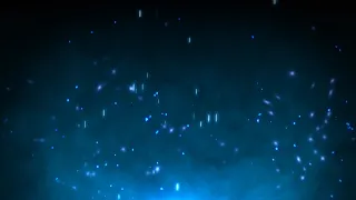 Glowing Blue Fire Embers | Free Animation Loop Background