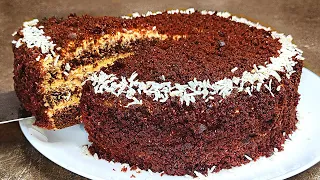 Бомбический Домашний ТОРТ, который не нуждается в пропитке! Супер Вкусный Шоколадный торт!