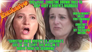 Christine Brown's Cousin EXPOSES EXPLOSIVE Details about Christine & Robyn's MESSY FAMILY FEUD