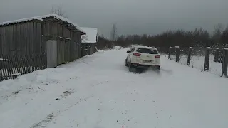 Hyundai creta 2.0 4wd в снегу