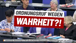 SKANDAL IM BUNDESTAG! Aussprechen der Wahrheit nicht mehr erlaubt?