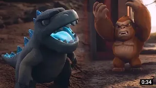 #buddy Godzilla & buddy Kong  companions First looks  PUBG trailer ! 😁😁😁👉