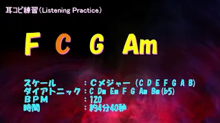 Listening Practice [F C G Am] C Major