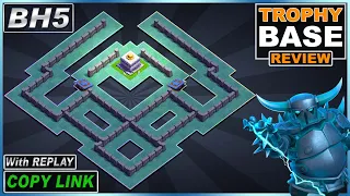 NEW Builder Hall 5 Base with REPLAY 2021!! COC BH5 Base COPY Link - Clash of Clans