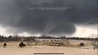 3-6-2022 - Russellville, AR - Stovepipe Tornado Causes Damage