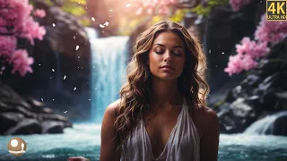 3 Hours of Relaxing Waterfalls with Music for Stress Relief & Sleep.