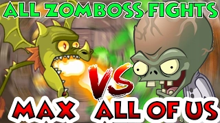 Plants vs Zombies 2 Epic Max Level UP - Snapdragon MAX vs ALL Freakin' Zomboss