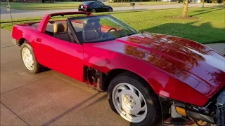 Restoring a 1992 C4 Corvette That Sat for Years