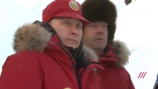 «Между нами тает лед»: пародия с Путиным Медведевым