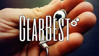 Gearbest - SMZ - 630 Flat Cable Design 3.5MM Jack Deep Bass Stereo Earphone