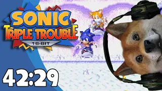 Sonic Triple Trouble 16-bit Speedrun 42:29 (Version 1.0.5)