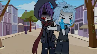 "i dont want u as my soulmate! " [ Dustberry | Ft: Blue sans / Dust sans ] /cringe