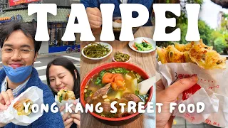 Taiwan Travel Vlog 🇹🇼 Taipei Street Food at Yongkang Street | Songshan Cultural & Creative Park 2023