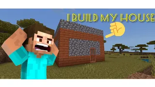 I build my house in (minecraft) very fun|#gameplay |#gaming