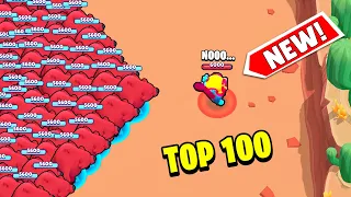 TOP 100 FUNNIEST FAILS IN BRAWL STARS // WORLD RECORD