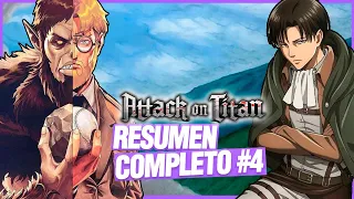 🔴 Levi DESTRUYE al Titan Bestia |  Attack on Titan resumen completo 4 | Resumen de animes