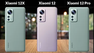 Xiaomi 12X vs Xiaomi 12 vs Xiaomi 12 Pro