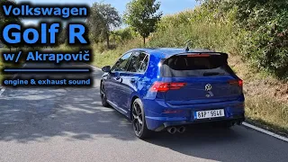 2021 Volkswagen Golf R with Akrapovič | engine & exhaust sound
