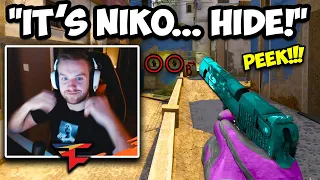 WHEN NIKO PEEKS WITH HIS DEAGLE IT'S GG! KENNYS 0.01s REACTIONS! CS:GO Twitch Clips